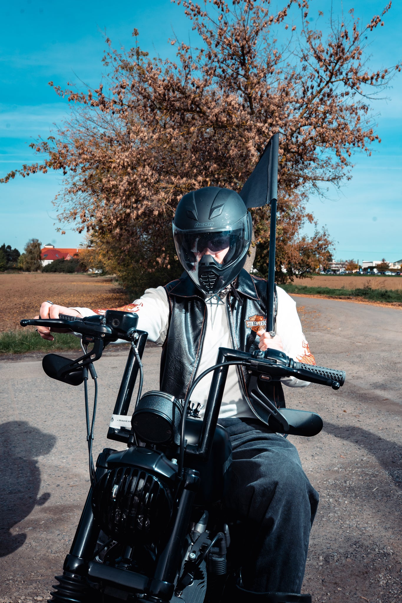 Harley Fake Leather Vest (1of1 - size L)