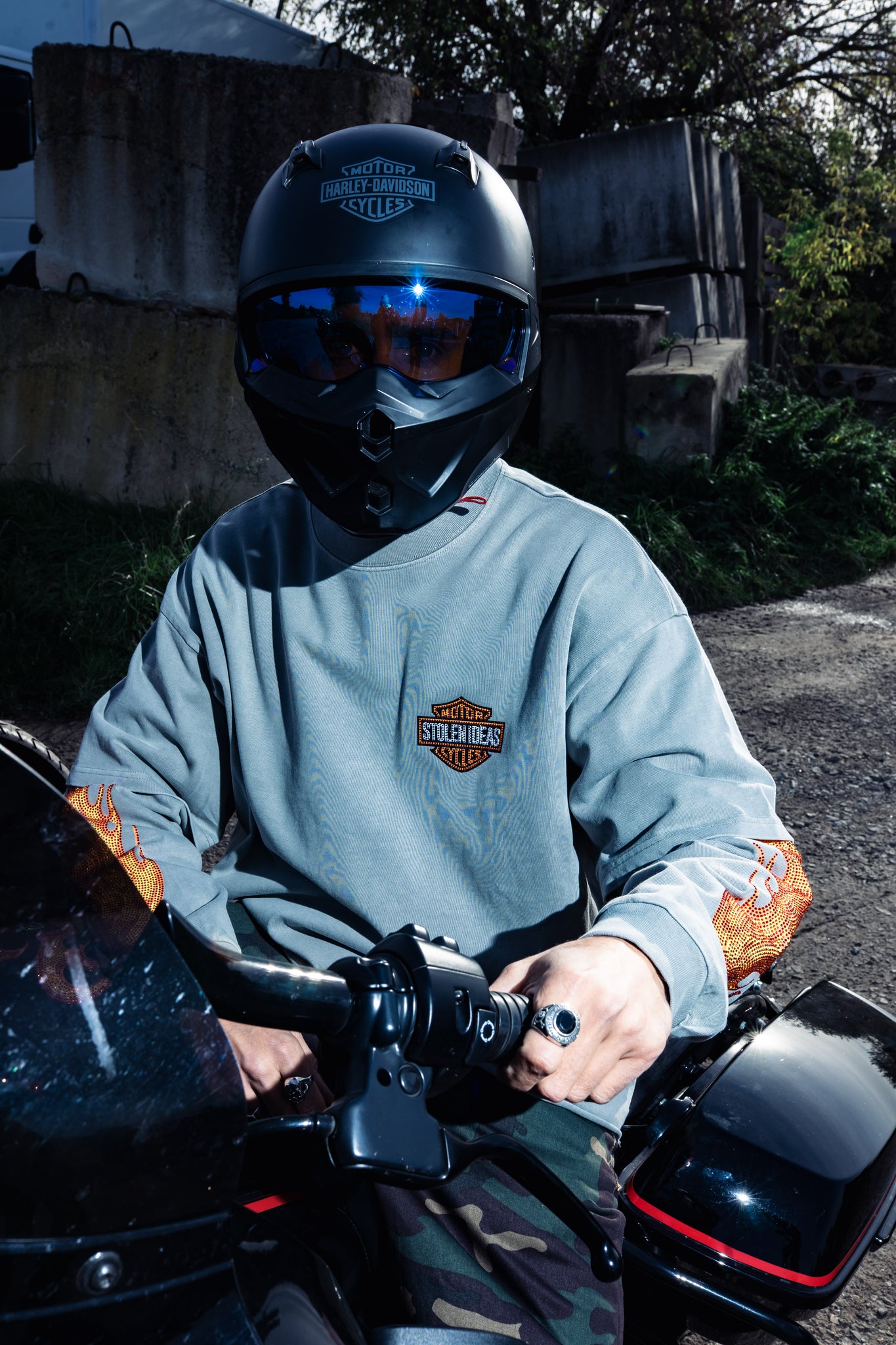 Harley Doublesleeve Light Grey