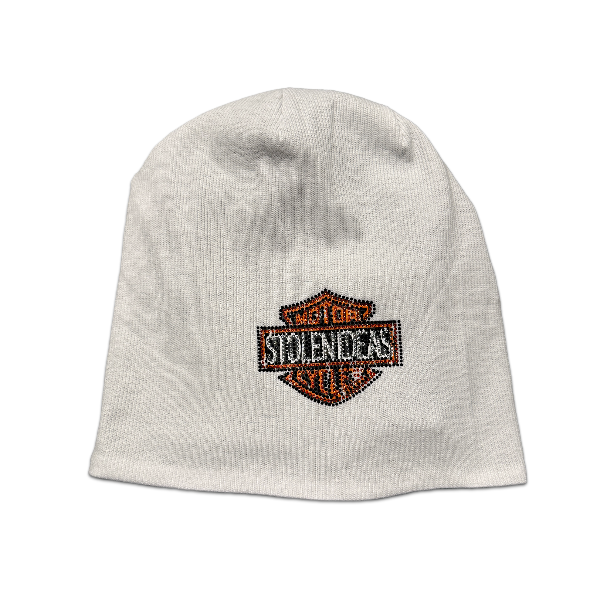 Moto Reversible Beanie White/Black