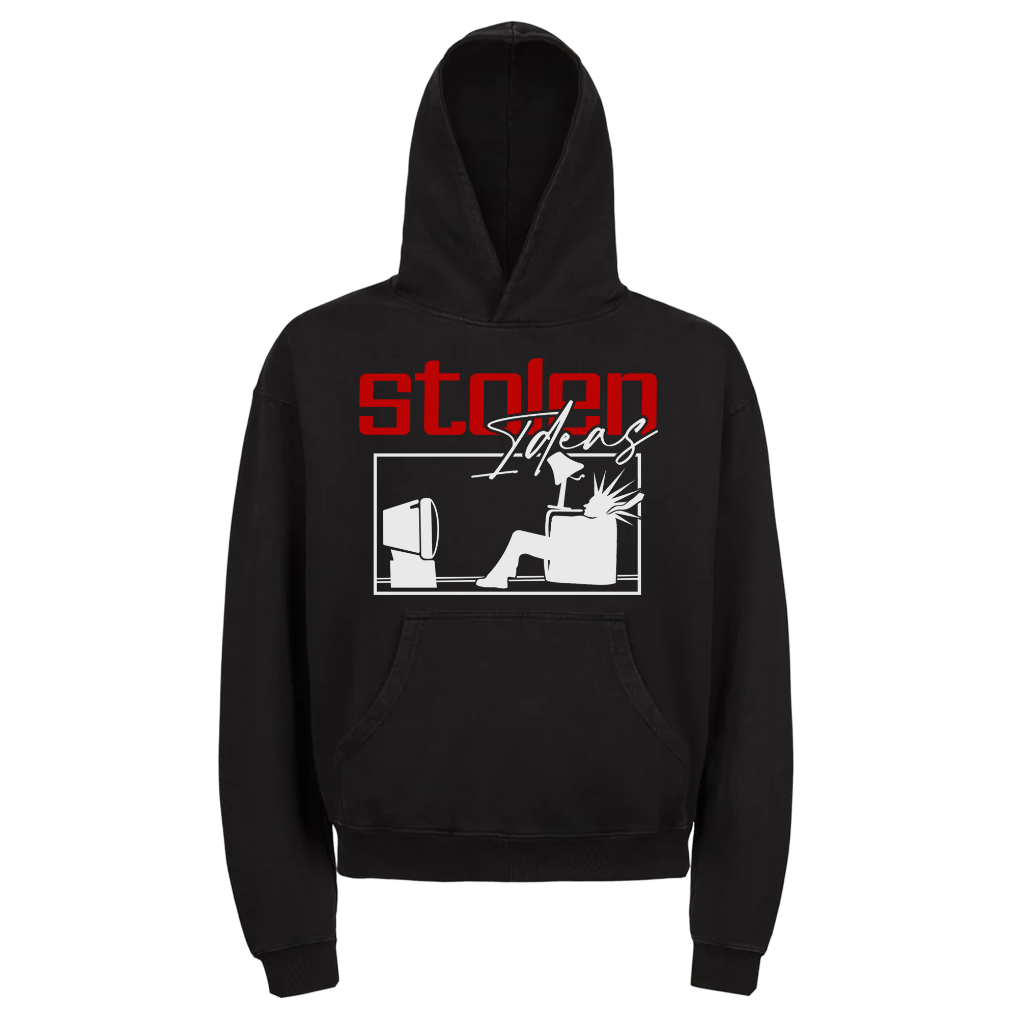 MAXEL OVERSIZED HOODIE (BLACK)