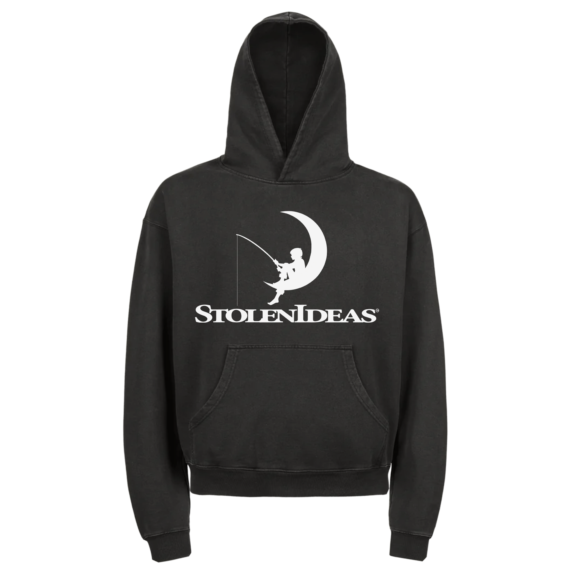DREAMWORKS OVERSIZED HOODIE (WASHED BLACK)